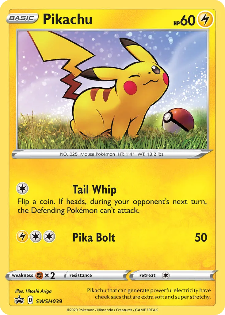Pikachu - SWSH Black Star Promos