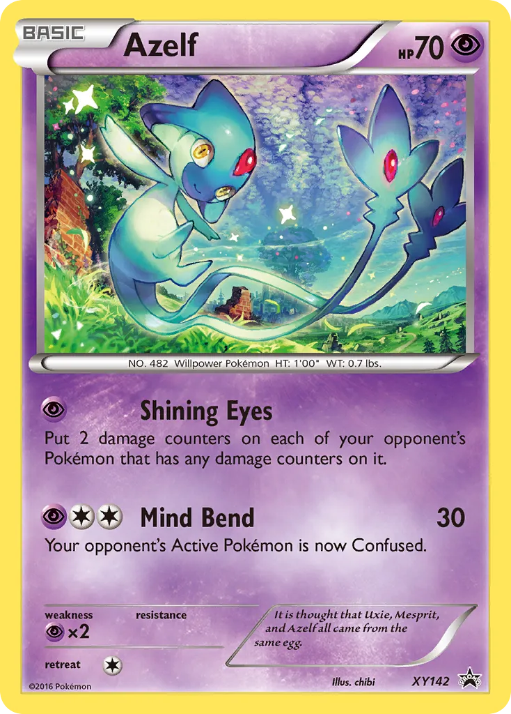 Azelf - XY Black Star Promos