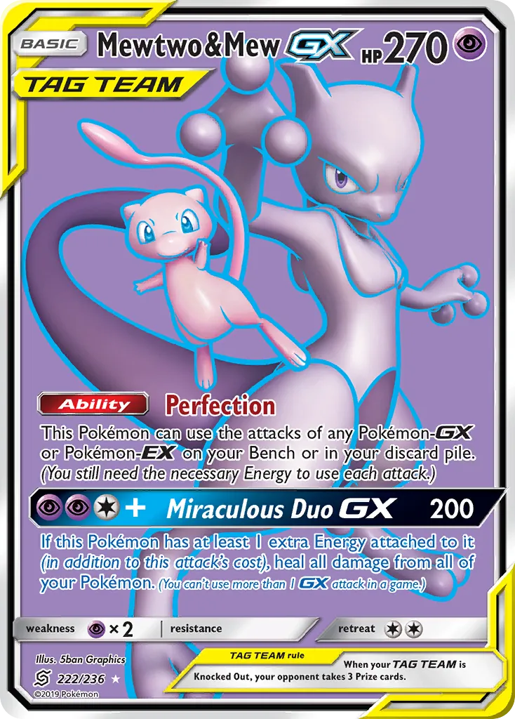 Mewtwo & Mew-GX - Unified Minds