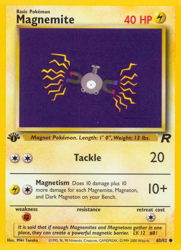 Magnemite - Team Rocket