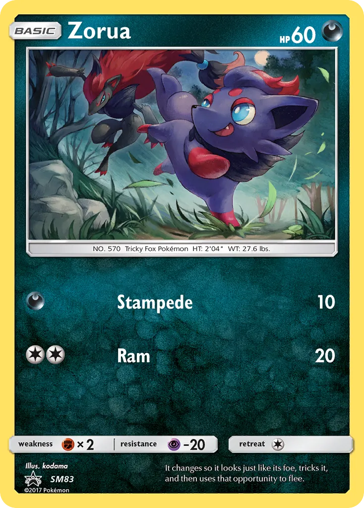 Zorua - SM Black Star Promos