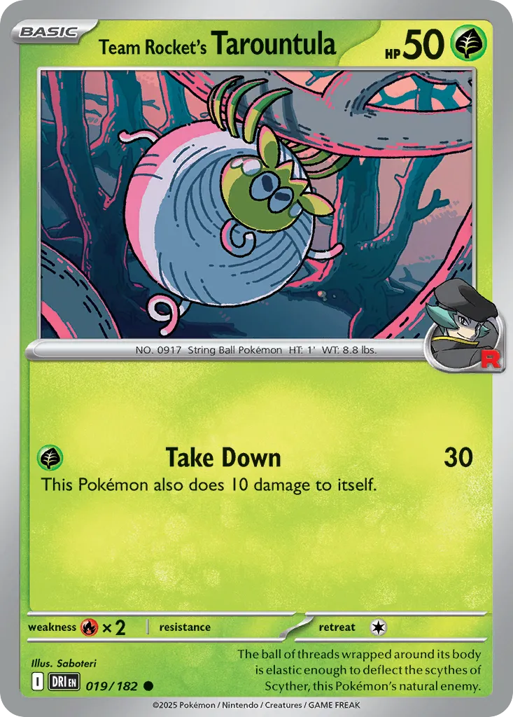 Team Rocket's Tarountula - Destined Rivals