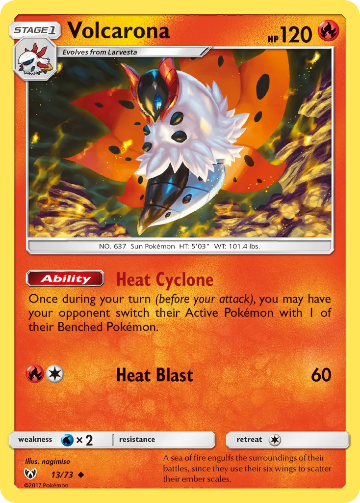 Volcarona - Shining Legends