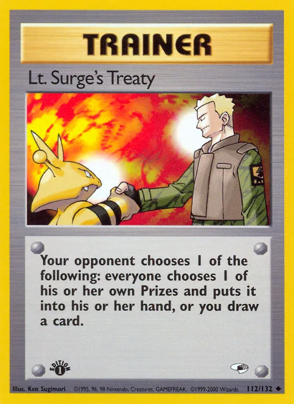 Lt. Surge's Treaty - Gym Heroes
