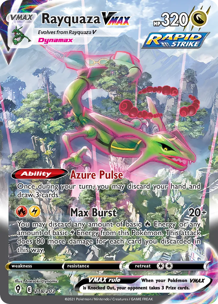 Rayquaza VMAX - Evolving Skies