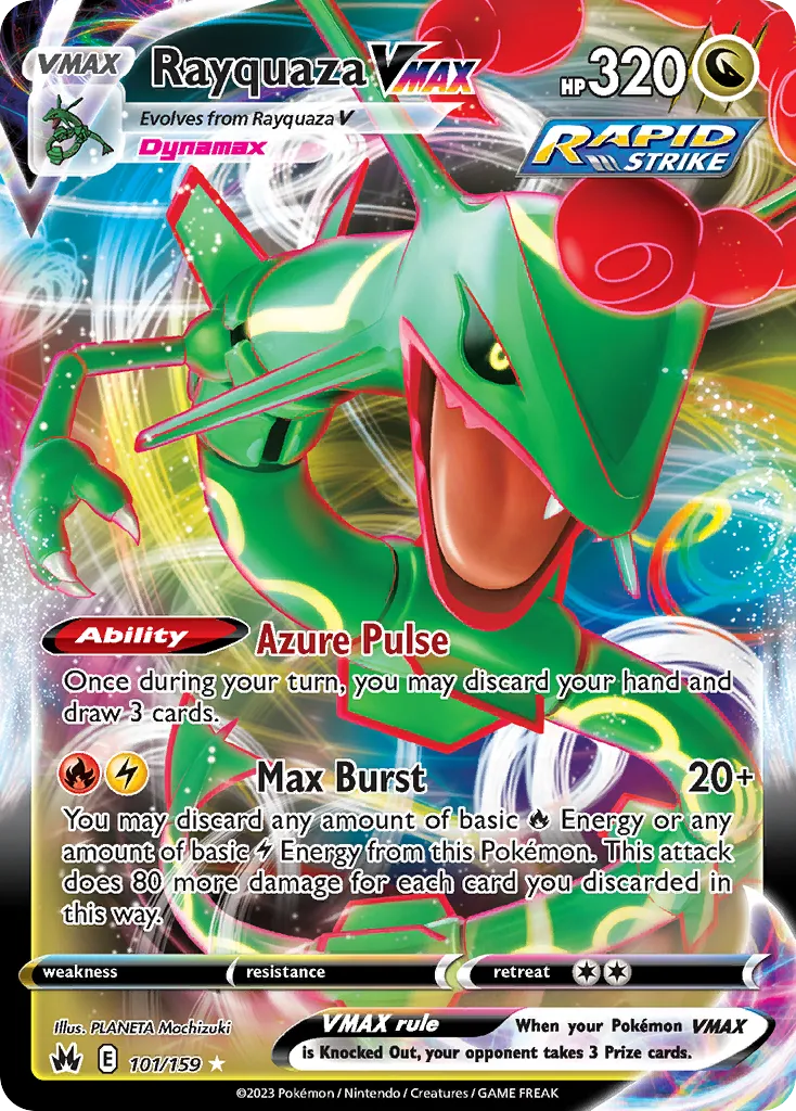 Rayquaza VMAX - Crown Zenith