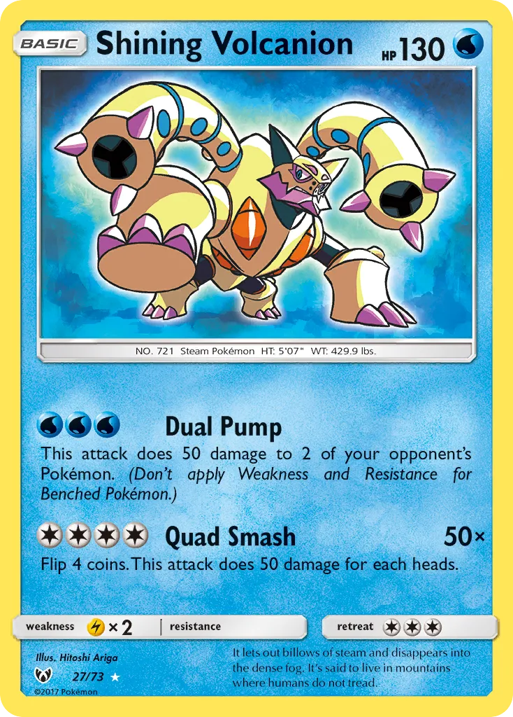 Shining Volcanion - Shining Legends