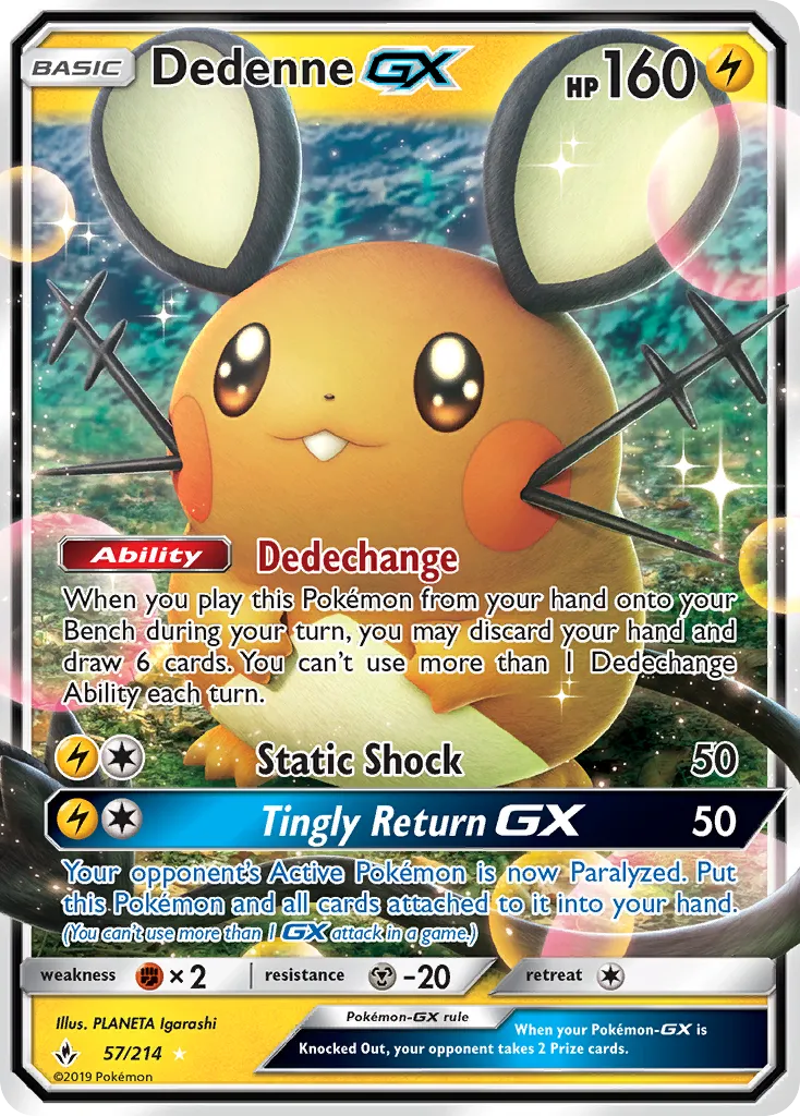 Dedenne-GX - Unbroken Bonds