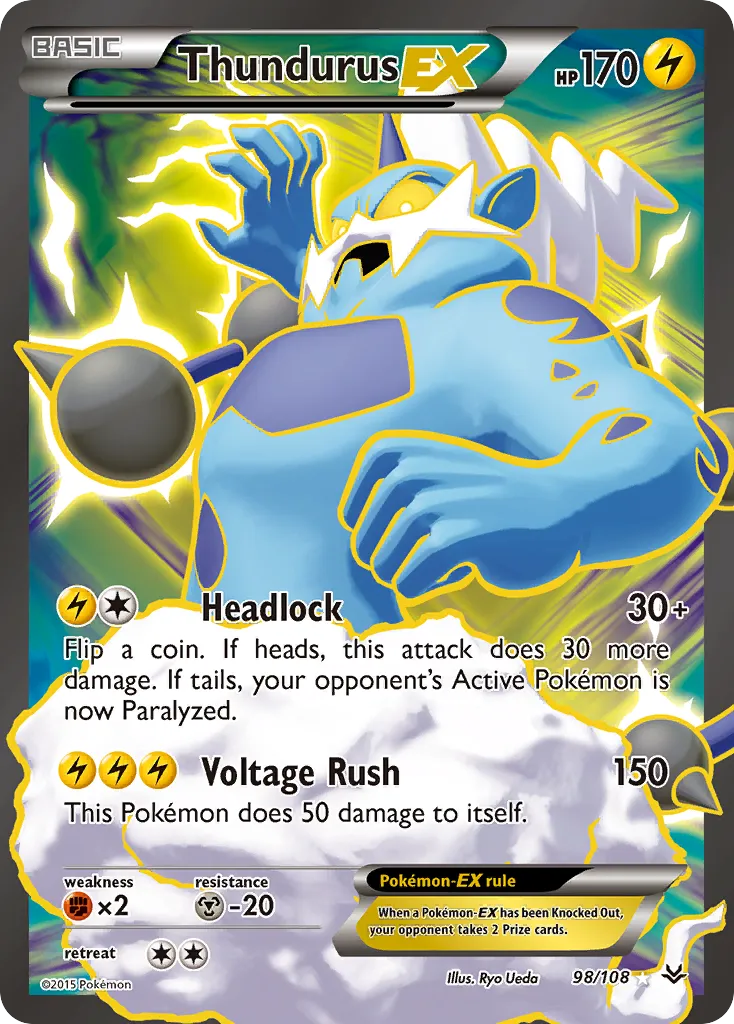 Thundurus-EX - Roaring Skies