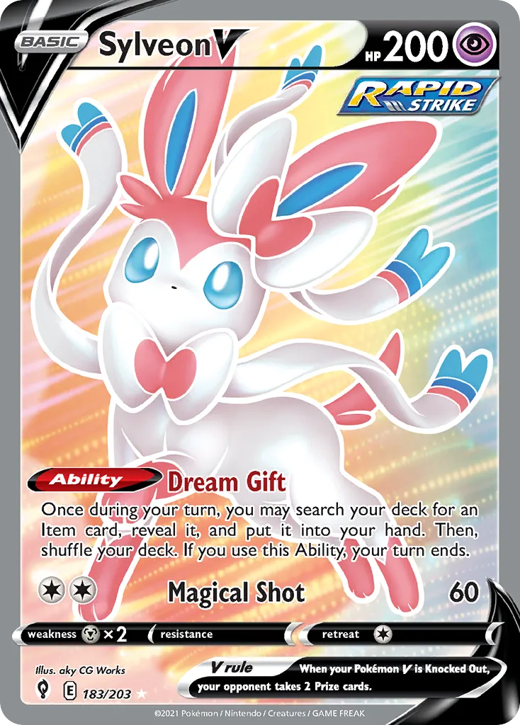 Sylveon V - Evolving Skies