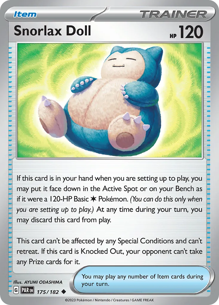 Snorlax Doll - Paradox Rift