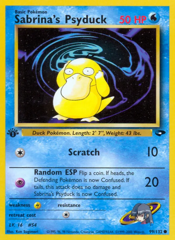 Sabrina's Psyduck - Gym Challenge