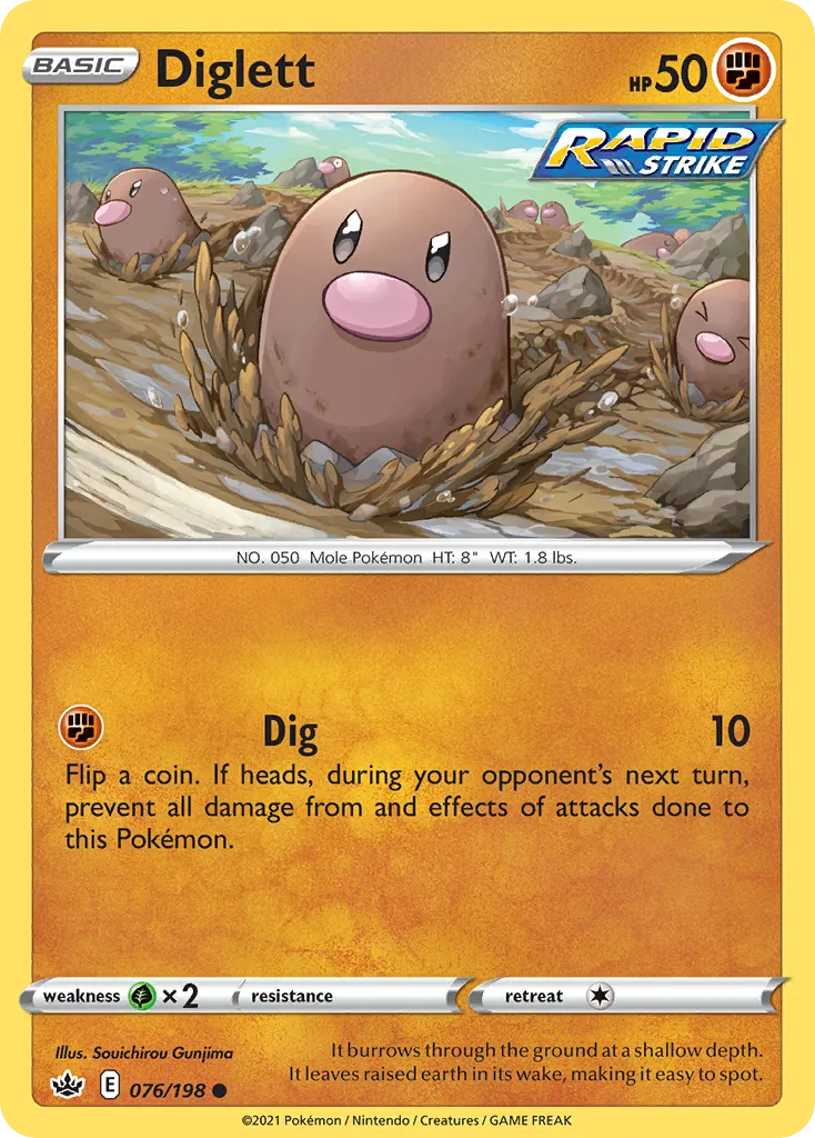 Diglett - Chilling Reign