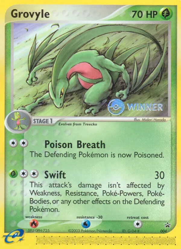 Grovyle - Nintendo Black Star Promos