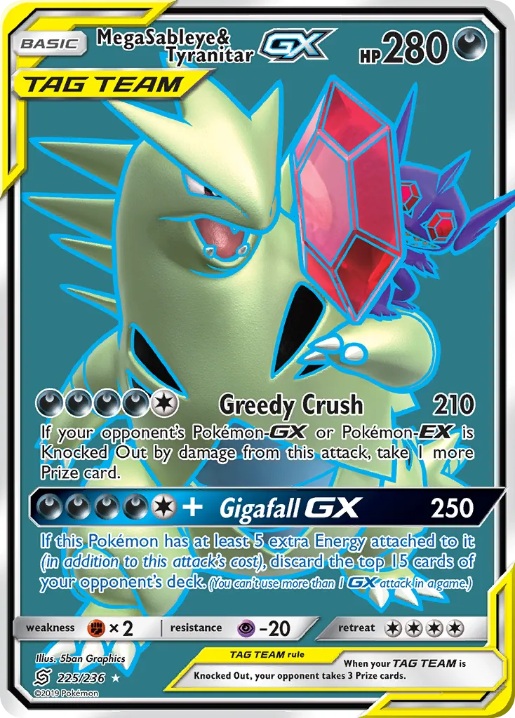 Mega Sableye & Tyranitar-GX - Unified Minds