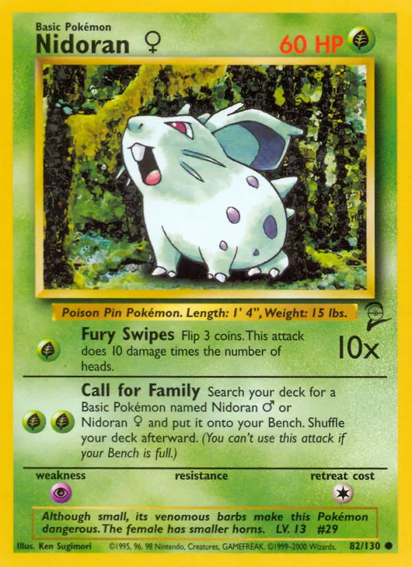 Nidoran ♀ - Base Set 2