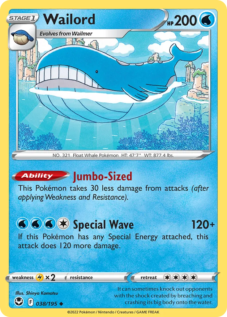 Wailord - Silver Tempest