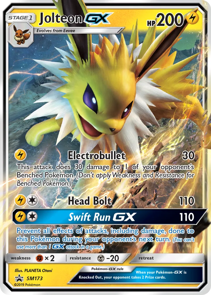 Jolteon-GX - SM Black Star Promos