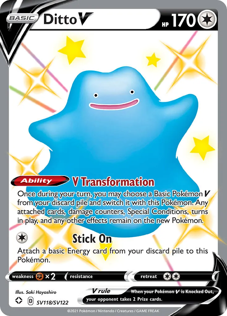 Ditto V - Shining Fates Shiny Vault
