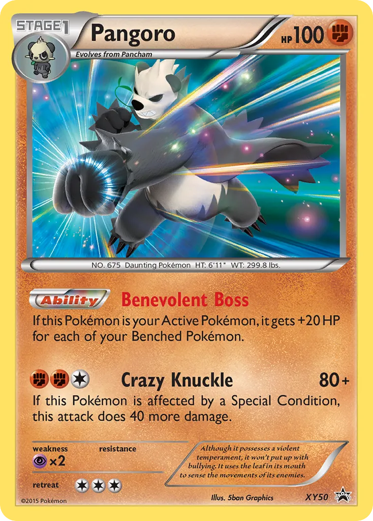 Pangoro - XY Black Star Promos