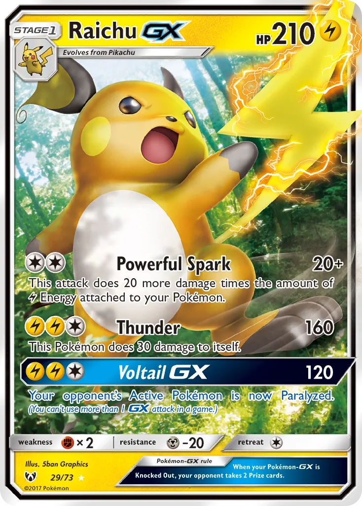 Raichu-GX - Shining Legends