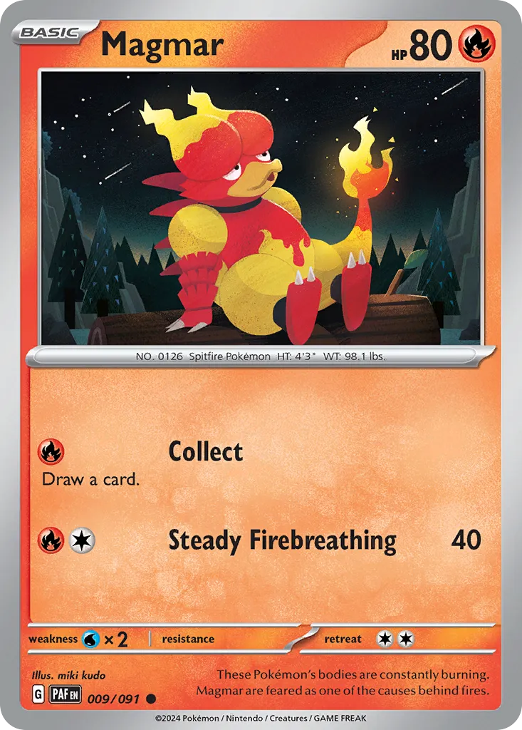 Magmar - Paldean Fates