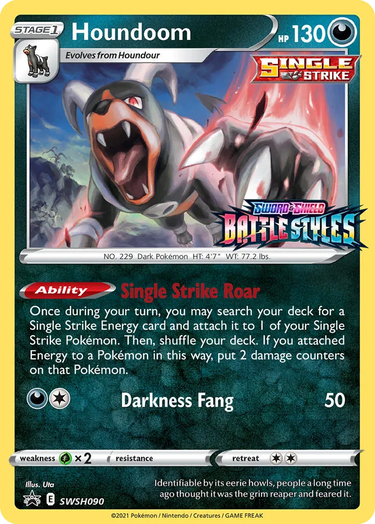 Houndoom - SWSH Black Star Promos