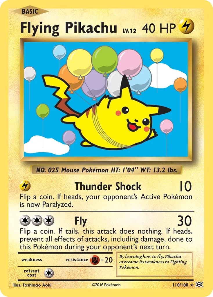 Flying Pikachu - Evolutions
