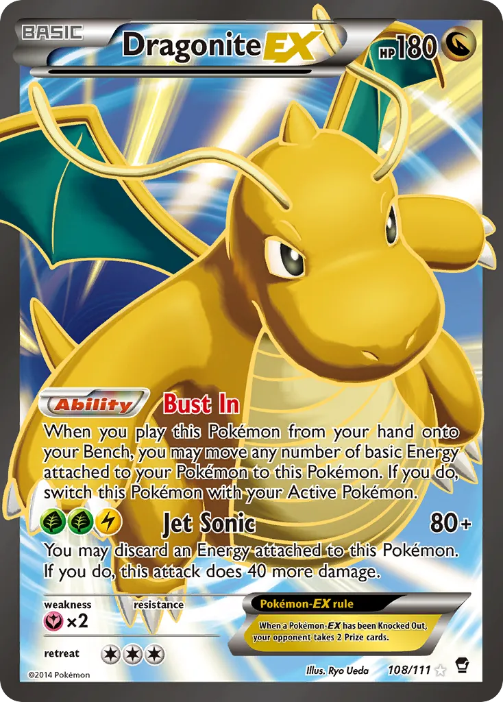 Dragonite-EX - Furious Fists