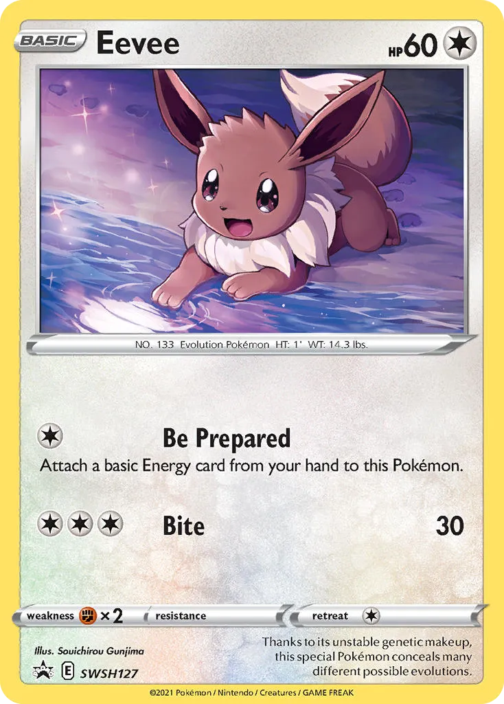 Eevee - SWSH Black Star Promos