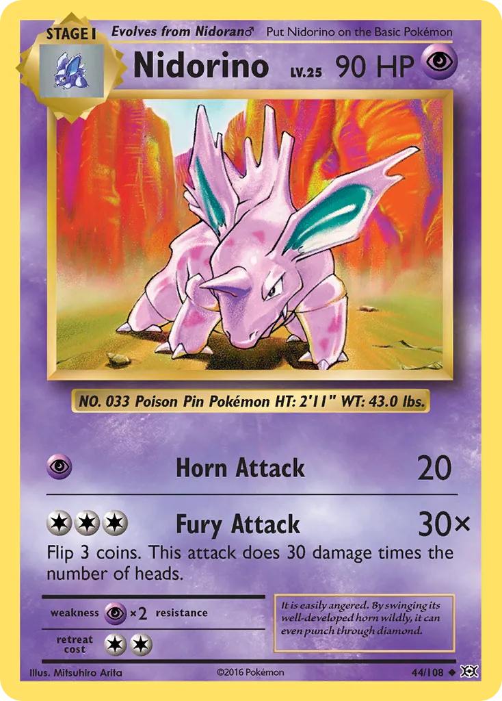 Nidorino - Evolutions