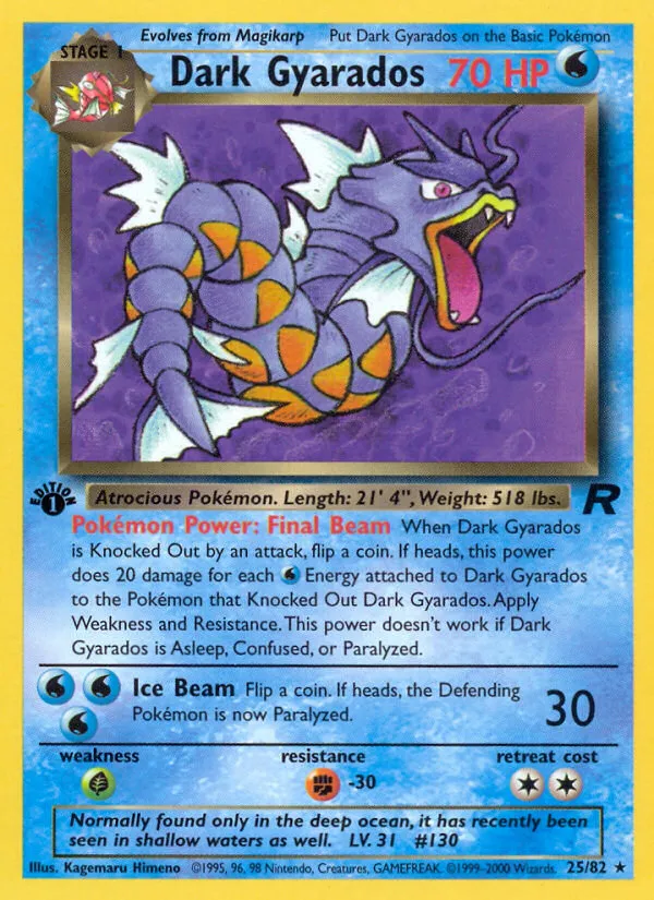 Dark Gyarados - Team Rocket