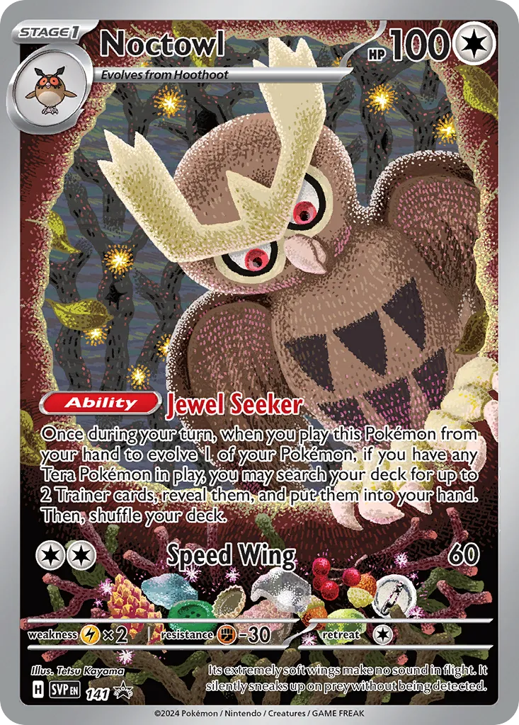 Noctowl - Scarlet & Violet Black Star Promos