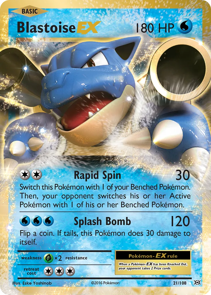 Blastoise-EX - Evolutions
