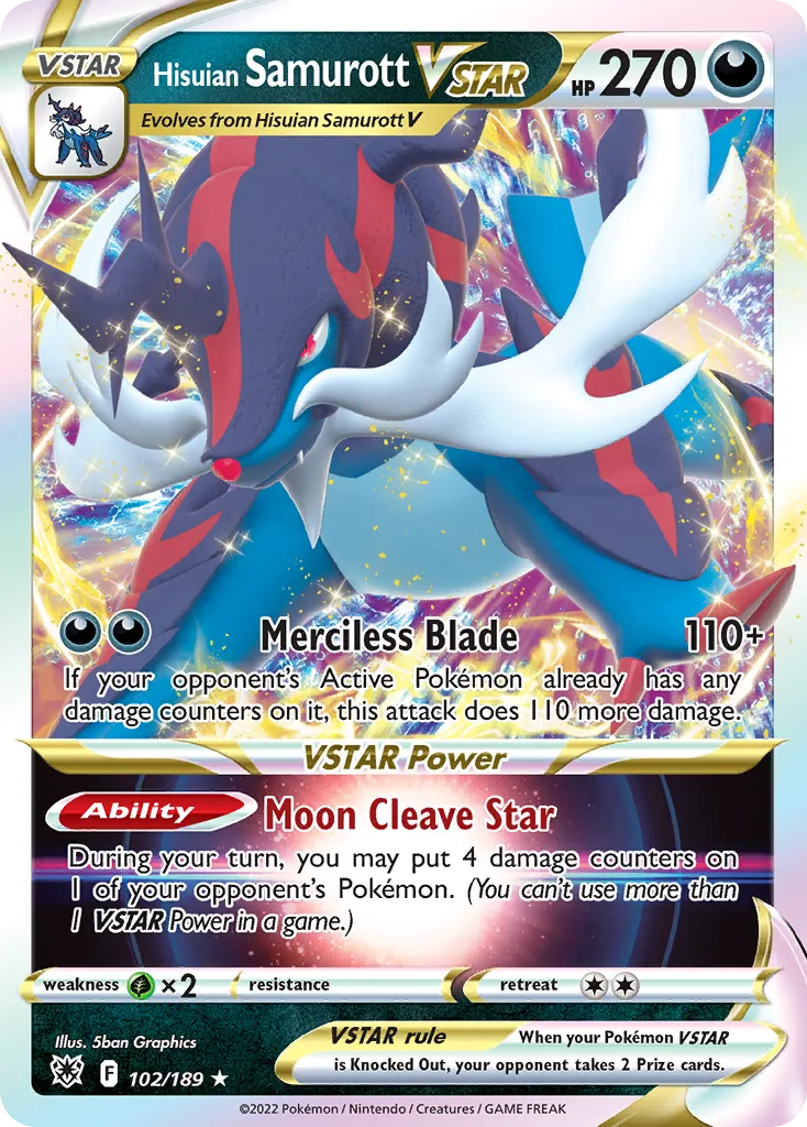 Hisuian Samurott VSTAR - Astral Radiance