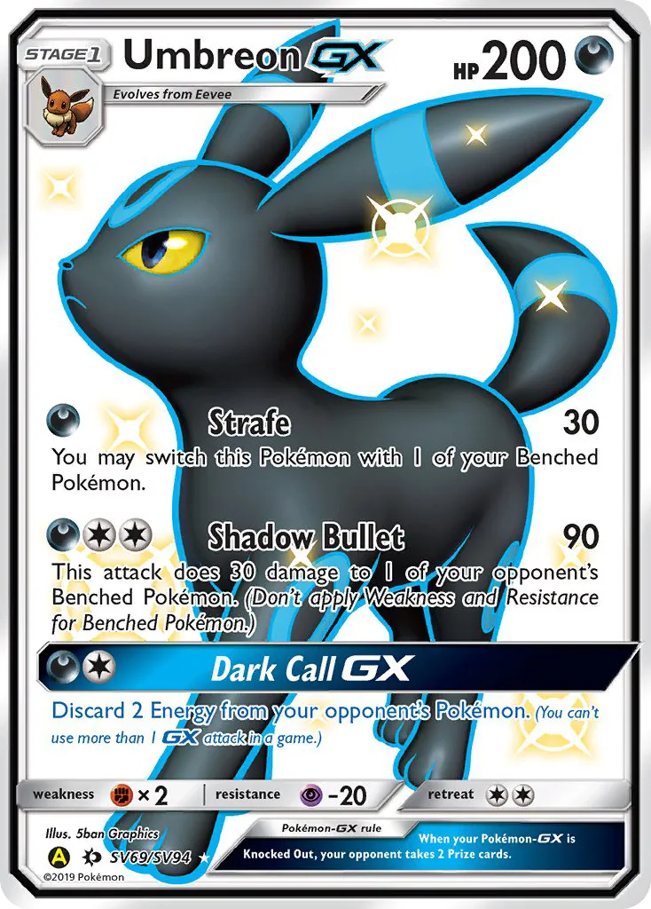 Umbreon-GX - Hidden Fates Shiny Vault