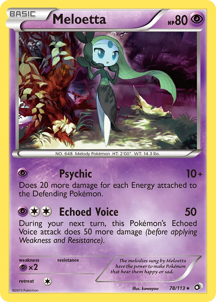 Meloetta - Legendary Treasures