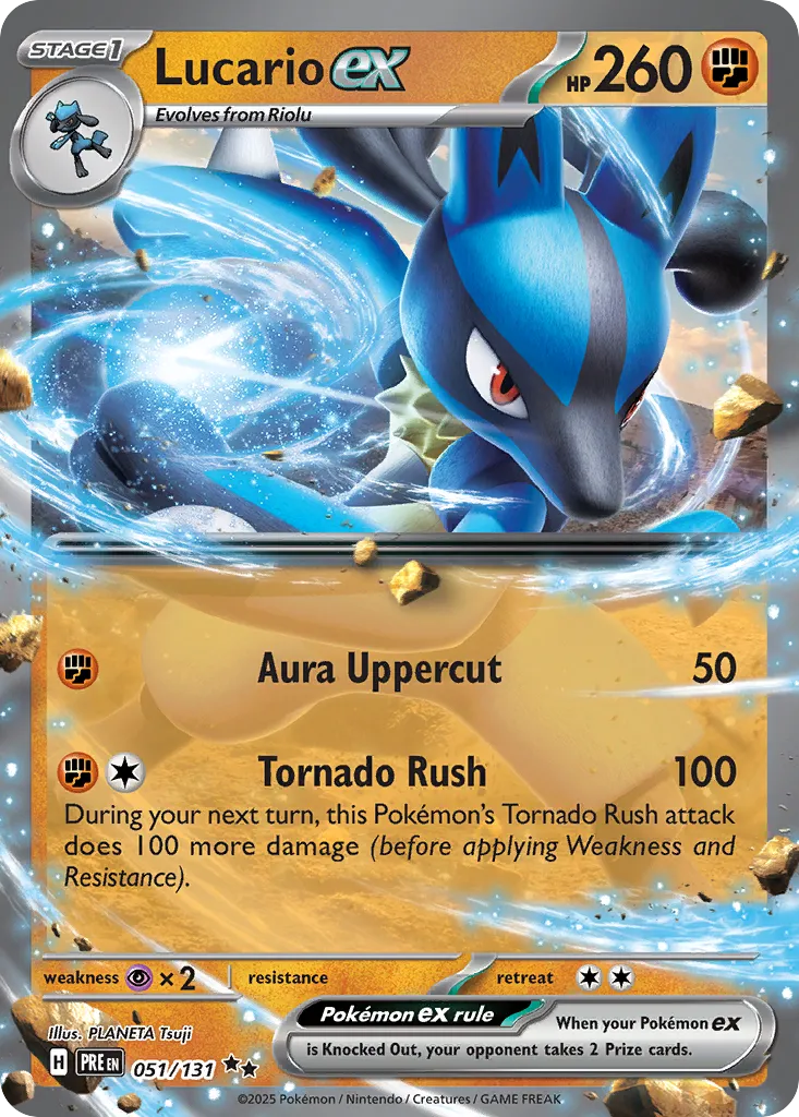 Lucario ex - Prismatic Evolutions