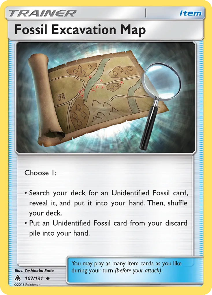 Fossil Excavation Map - Forbidden Light