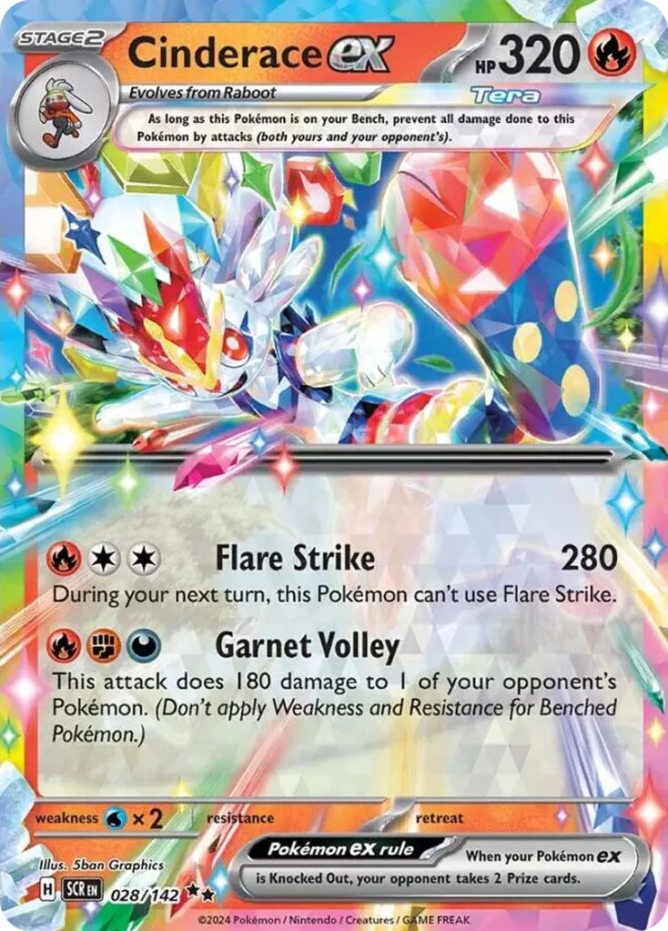 Cinderace ex - Stellar Crown