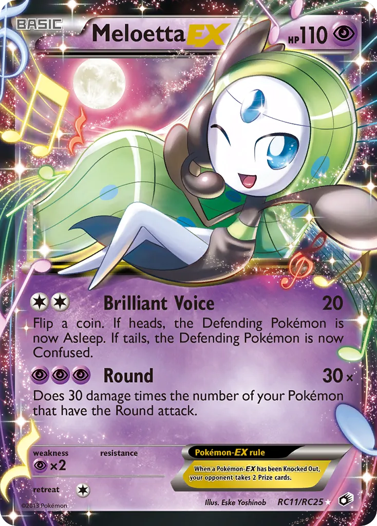 Meloetta-EX - Legendary Treasures
