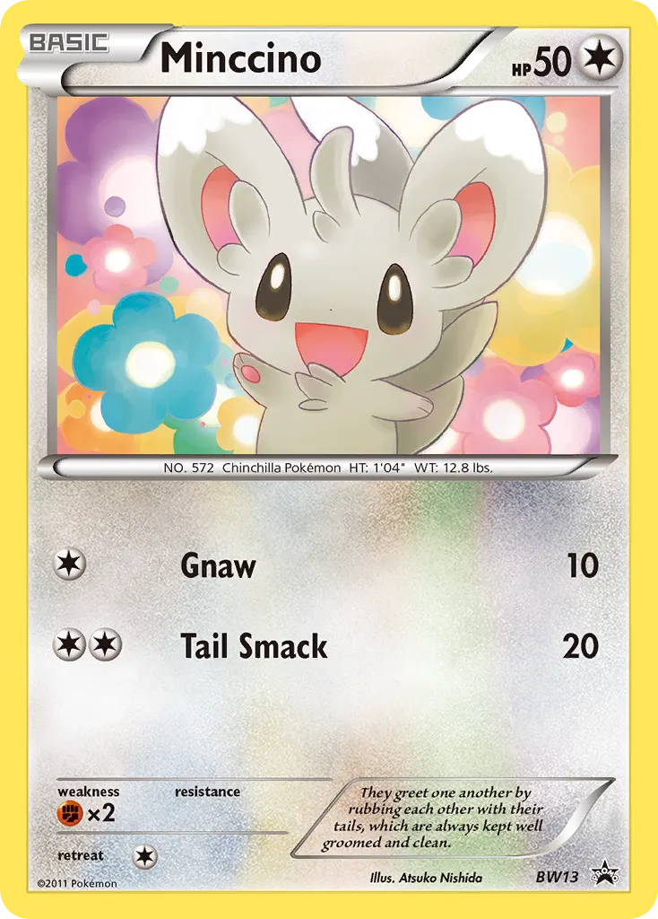 Minccino - BW Black Star Promos