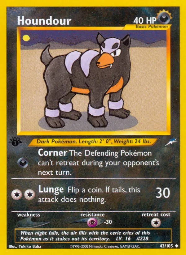 Houndour - Neo Destiny