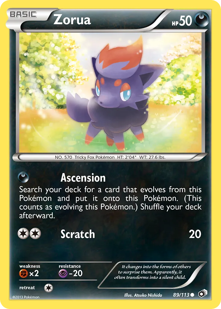 Zorua - Legendary Treasures