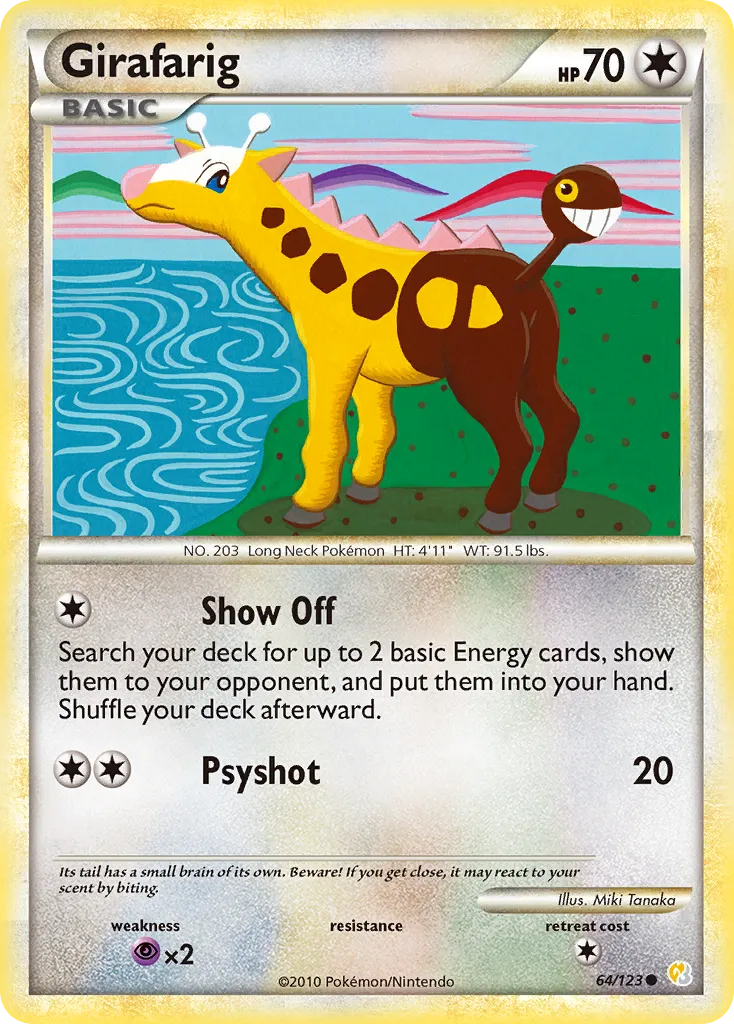 Girafarig - HeartGold & SoulSilver