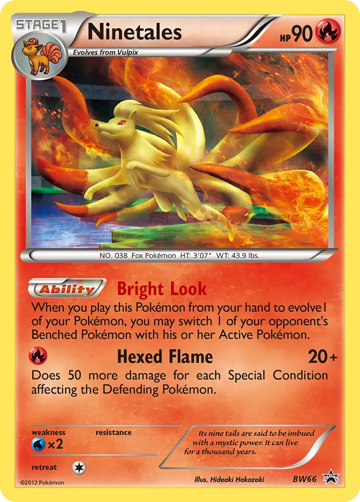 Ninetales - BW Black Star Promos