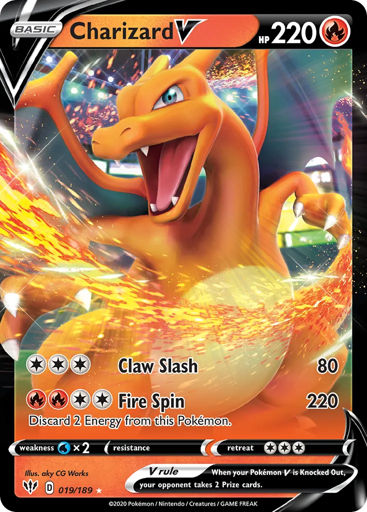 Charizard V - Darkness Ablaze