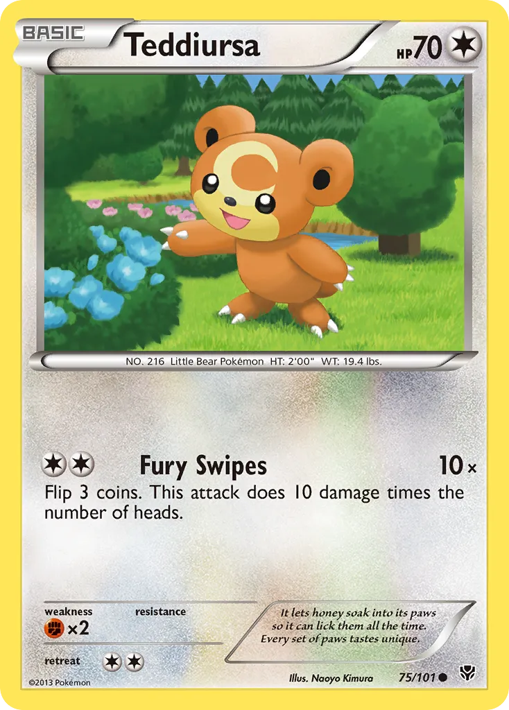 Teddiursa - Plasma Blast