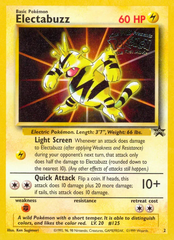 Electabuzz - Wizards Black Star Promos