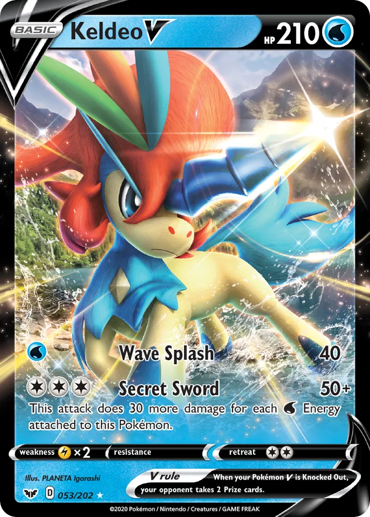 Keldeo V - Sword & Shield
